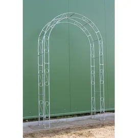 DanDiBo Ambiente Rosenbogen Verzinkt 140 cm Grau/Silber