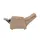 Hukla Relaxsessel Pascal Leder 77 x 115 x 90 cm Beige elektrisch, drehbar