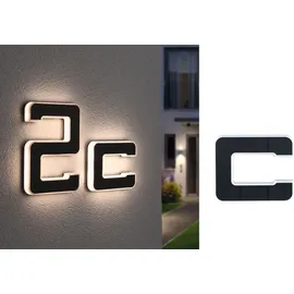 Paulmann LED Hausnummernleuchte Buchstabe c
