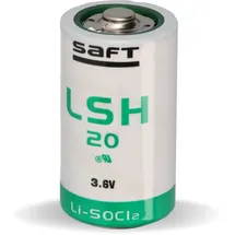 Saft LSH20 (ER34615) – D/Mono Lithium-Thionylchlorid 3,6 V, 13.000 mAh – High-Rate