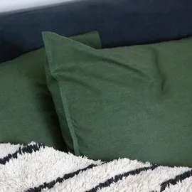 Damai "Mik", Bettwäsche-Set Renforcé-Baumwolle green 135x200+80x80 cm