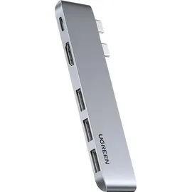 UGREEN Dual USB-C zu HDMI + 3 x USB 3.0 A + Typ C Buchse