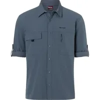 Marmot Herren AirExchange UPF 40 Hemd (Größe XXL, blau)
