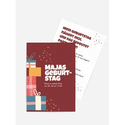 Einladungen zum Geburtstag  selbst gestalten mit Spruch und Fotos im Onlinedesigner bei Meine-Kartenmanufaktur.de