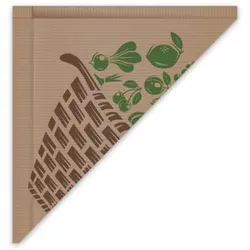 1000 Obst- und Gemüsetüten 1000 g aus Papier 340x340 mm - Sicher und stabil