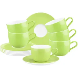 SELTMANN WEIDEN Liberty Pure Colors Kaffeetasse 0,26 l Grün 6 St.