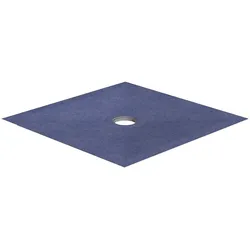 Bodenebene Duschelement (Ausführung: Schedel Bodenebene Duschelement Plan 1200x1200x40mm inkl. Dichtmanschette ohne Ablauf Ablaufloch mittig)
