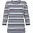 GOLDNER Strickpullover im Ringel-Look Blau 44