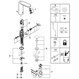 Grohe Eurosmart CE Infrarot-Elektronik-Waschtischmischer Chrom