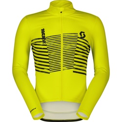 Scott Jersey M's RC Team Warm Graphics LS sulphur yellow (3163) XL