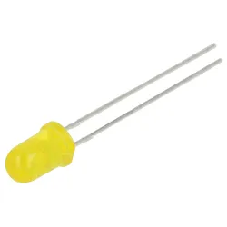 Kingbright LED, 5mm, gelb, diffus, 10-25mcd, 30° Leuchtwinkel, 1,95-2,4V DC, 10mA, THT