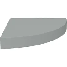 vidaXL Eckregal 25 x 25 x 3,8 cm Grau