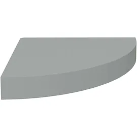 vidaXL Eckregal 25 x 25 x 3,8 cm Grau