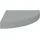 vidaXL Eckregal 25 x 25 x 3,8 cm Grau