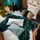 JANINE Colors 31001 graphit 155 x 200 cm + 80 x 80 cm