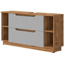 Vicco Waschbeckenunterschrank Lotta 2 Schubladen 119,2 x 62,5 x 32,0 cm Grau