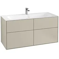 Villeroy und Boch Finion Waschtischunterschrank F05000HH 119,6x59,1x49,8cm, Sand Matt Lacquer