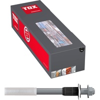 TOX Schwerlast-Montagesystem Thermo Proof M12, x 300mm, Abstandsmontagesystem bei WDVS, Klinker oder auf Flachdächern, einfache Befestigung von Markisen, Geländern UVM, 20 Stück im Karton, 084100102