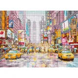 Letistitch Kreuzstich Stickpackung New York Times Square, Zählmuster
