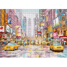 Letistitch Kreuzstich Stickpackung New York Times Square, Zählmuster