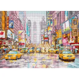 Letistitch Kreuzstich Stickpackung New York Times Square, Zählmuster