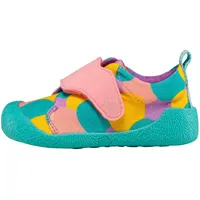 Affenzahn Lauflerner Baumwolle Smally rutschfest, mit Klettverschluss, Flexibel, Leicht, Größe 19-25 Eule - Rosa, 24 - 24 EU