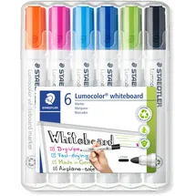 Staedtler Whiteboard Marker Lumocolor 2 mm 6 St. Blau/Orange/Pink/Schwarz