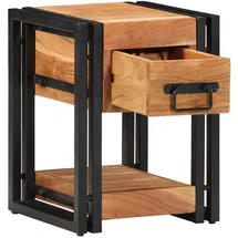 vidaXL Nachtschrank 2 pcs 30 x 30 x 40 cm Braun