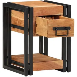 vidaXL Nachtschrank 2 pcs 30 x 30 x 40 cm Braun