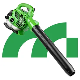 Maltec Benzin Laubsauger Laubbläser Gartenstaubsauger mit Häcksler MalTec MasterBlow7500W Motor 2-Takt 26cc Staubsauger Schredder