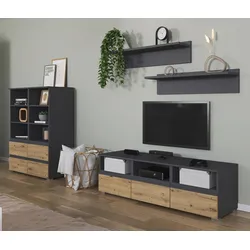rauch TV-Element »Joel« - 140x42x43cm - grau - Holz