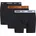 Boxershorts unifarben blau/schwarz L 3er Pack