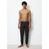 Marc O'Polo Loungehose MARC O'POLO "Mix N Match Cotton", Herren, Gr. L, N-Gr, schwarz, Jersey, Obermaterial: 100% Baumwolle, lang, Hosen Loungehose, Logo-Bund elastisch, Baumwolle, bequem