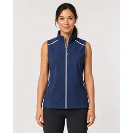 Lpo Softshellweste "Softshellweste Hellen", Damen, Gr. 50 (XL), blau (navy blazer), 100% Polyester, regular fit hüftbedeckend, Westen