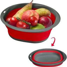 Westmark Faltbare Schüssel Rot/Anthrazit 2,7 l