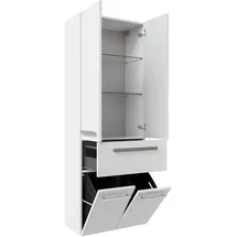 Pelipal 4005 Fokus Hochschrank 48,1 cm Lack polarweiß Spanplatte