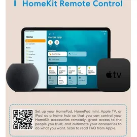 Meross Smart-Home-Steckdose Weiß 2 St.