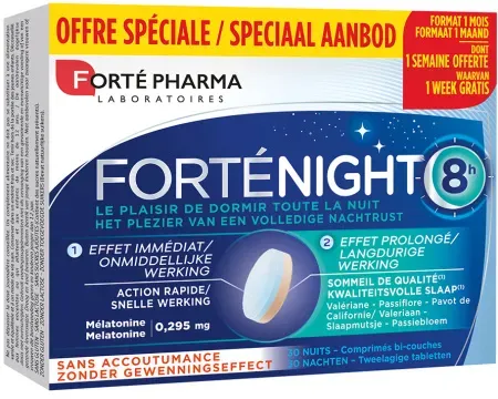 Forté Pharma Forté Night 8 Stunden Schnelle Wirkung 30 Tabletten