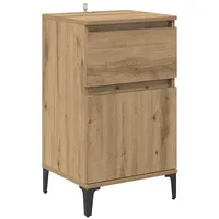 VidaXL Nachttisch Eiche handwerklich 40 x 35 x 70