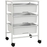 Homcom Rollwagen, Stahl, Kunststoff