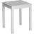 65 x 65 x 75 cm Silber/Grau