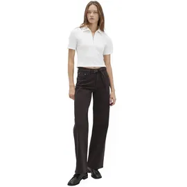Mavi Damen Malibu W/Belt Jeans mit Gürtel, Chocolate Colored Denim, 29/30 - 29W / 30L