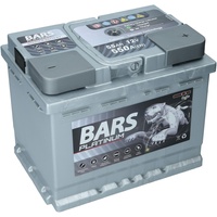 BARS PLATINUM 12V 55 Ah 550A EN Autobatterie ersetzt 52Ah 54Ah 58Ah 60Ah 62Ah
