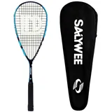 Carbon Faserkürbisschläger Ausrüstung Professionelles Nicht -Slip -Tränen -Drop -Squash -Schläger Paddel für Outdoor -Aktivitäten Reisen, Blau