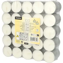 Papstar Teelichter 3,9 cm 100 St. weiß