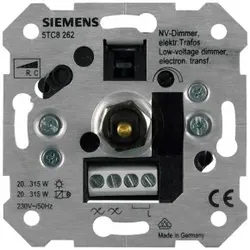 Siemens 5TC8262 NV-Dimmer elektron. Trafos, R, C m. Druck-aus/Wechselschalter, 20-315W, UP