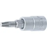 BGS Schraubenausdreher-Bit-Einsatz 7098-T20, Antrieb Innenvierkant 6,3 mm (1/4"), für defektes T-Profil (für Torx) T20