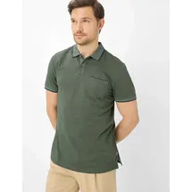 Brax Poloshirt BRAX "Style PATRICK", Herren, Gr. L (52), grün, 100% Baumwolle, Shirts