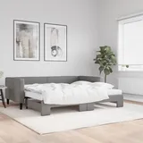 vidaXL Tagesbett 90 x 200 cm Dunkelgrau