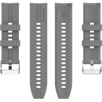 König Design Sport Ersatz Armband für Huawei Watch GT 3 42mm Silikon Band Loop, Farbe:Grau